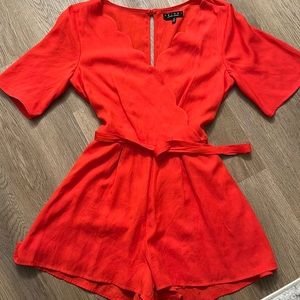 Red romper